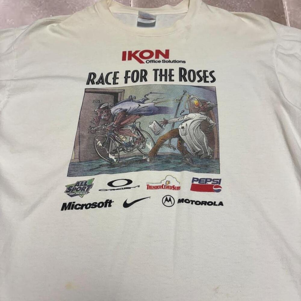 Vintage 1990s racing t shirt